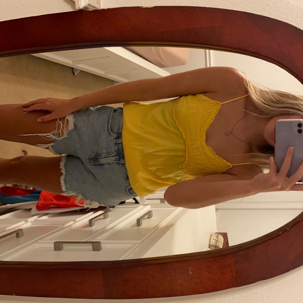 Brand:N/A color:yellow size:S/CH